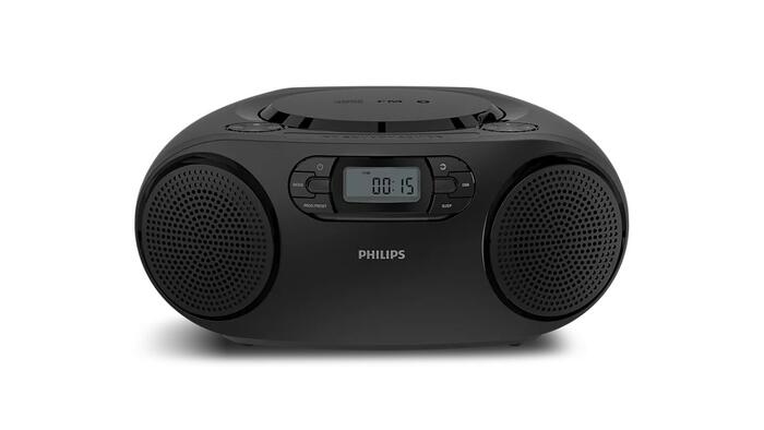 PHILIPS CD Soundmachine magnetola, melna (TAZ2000B/10)