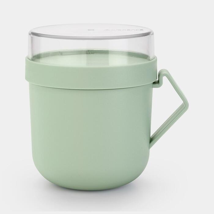 BRABANTIA Make &amp; Take zupas kārba, 0.6L, jade green (203862)