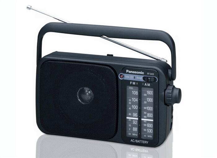 Panasonic portatīvais radio, melns (RF-2400DEG-K)