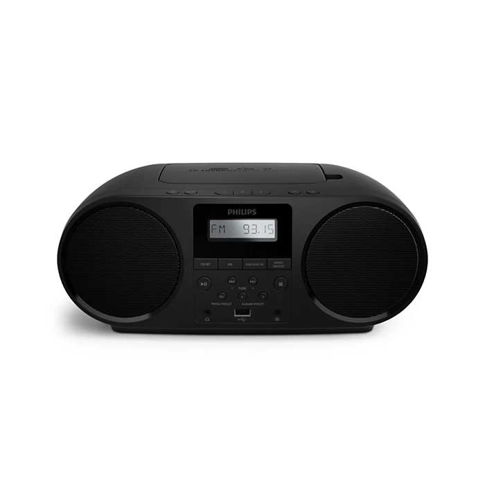 PHILIPS CD Soundmachine magnetola, melna (TAZ5000/10)