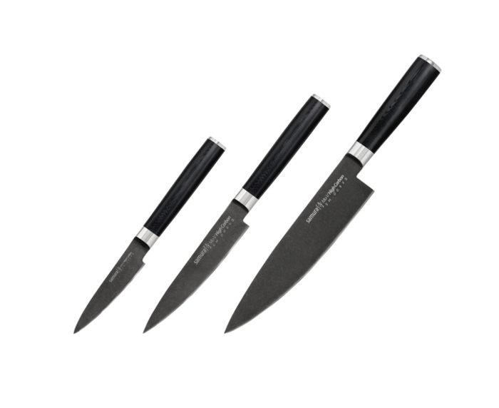SAMURA 3 virtuves nažu komplekts, Stonewash