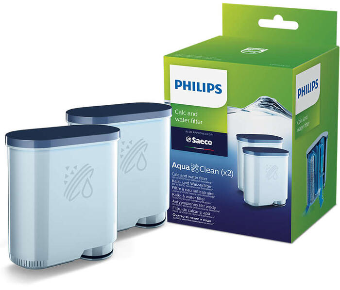 PHILIPS AquaClean ūdens filtrs Saeco kafijas automātiem, 2 gab (CA6903/22)