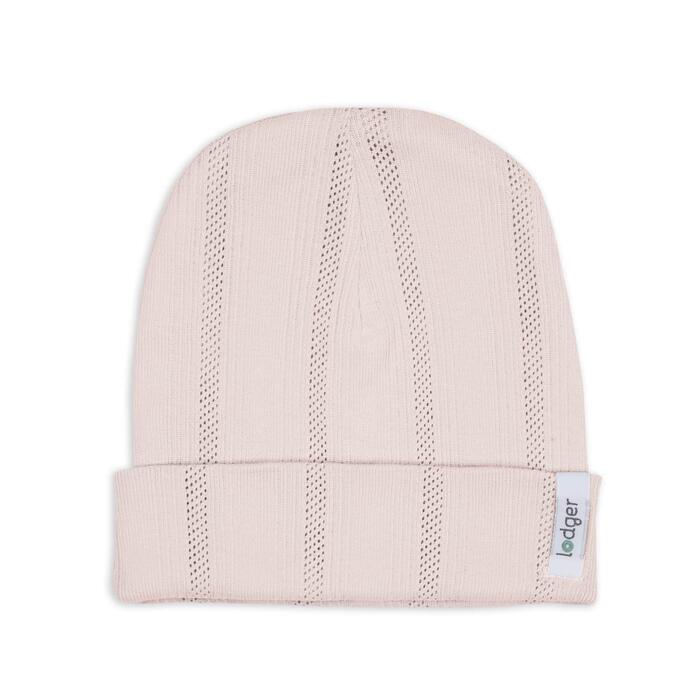 Lodger Beanie Pointelle bērnu cepurīte, Powder