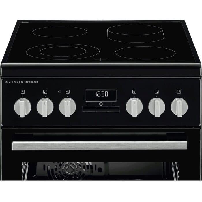 Electrolux elektriskā plīts ar elektrisko cepeškrāsni, melna (LKR564275K)