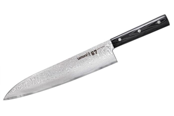 SAMURA Pavāra nazis, 240 mm, Damascus