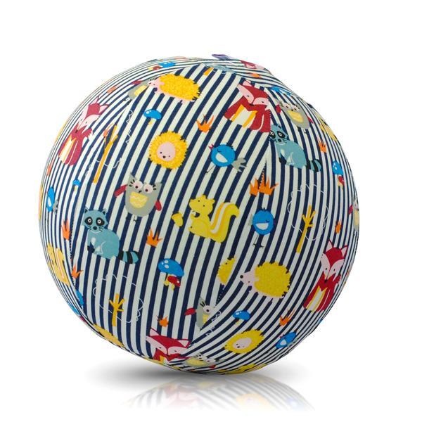 Bubabloon lateksa balons ar auduma pārvalku, Animal Stripes Blue (040383)