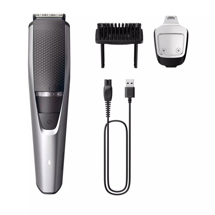 PHILIPS series 3000 bārdas trimmeris, sudraba