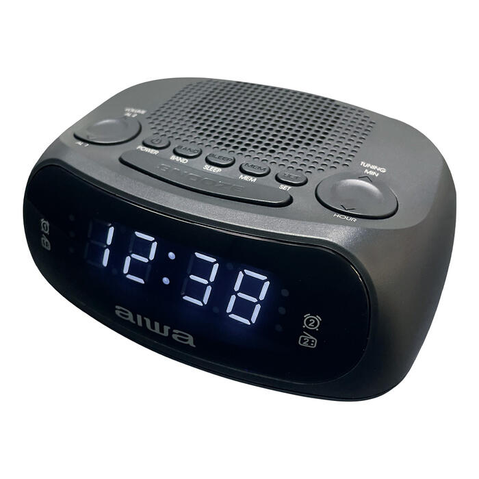 AIWA radio pulkstenis, melns (CR-09J)