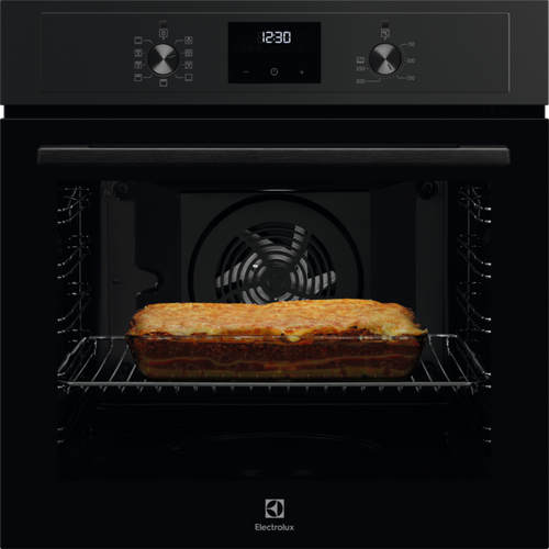 Electrolux cepeškrāsns, iebūv., 72L, melna (EOF3H40TH)