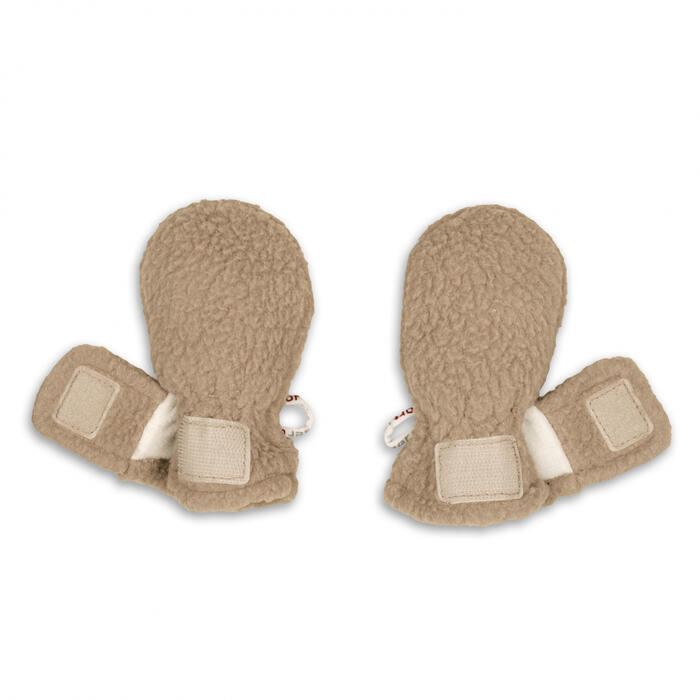 Lodger Mittens Teddy bērnu cimdiņi, Beige