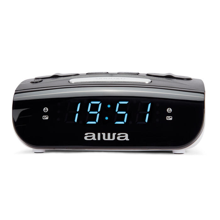 AIWA digitālais radio modinātājs, melns (CR-15)