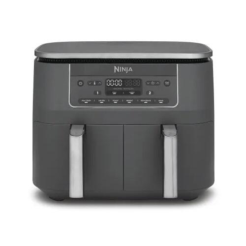Ninja karstā gaisa friteris 6-in-1 Dual Zone, 2470W, tumši pelēks (DZ300EU)