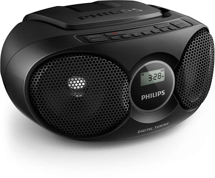 PHILIPS CD magnetola (melna) (AZ215B/12)