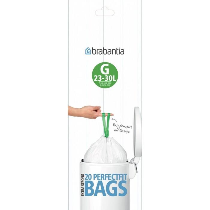 BRABANTIA atkritumu tvertņu maisiņi, 23-30 l