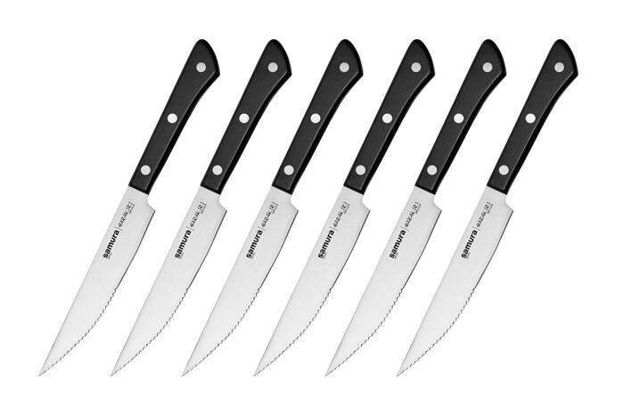 SAMURA 6 steika nažu komplekts (SHR-0260B)