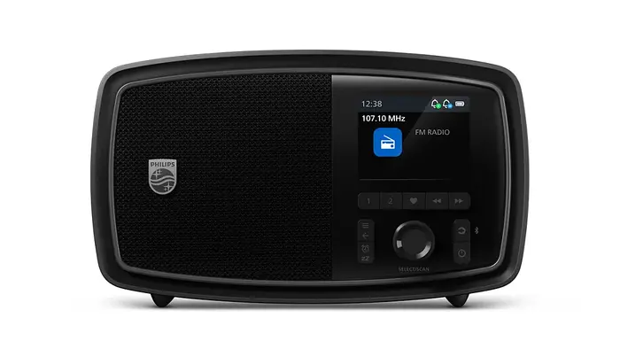 PHILIPSP Century portatīvais radio, melns (TAV2000FB/00)