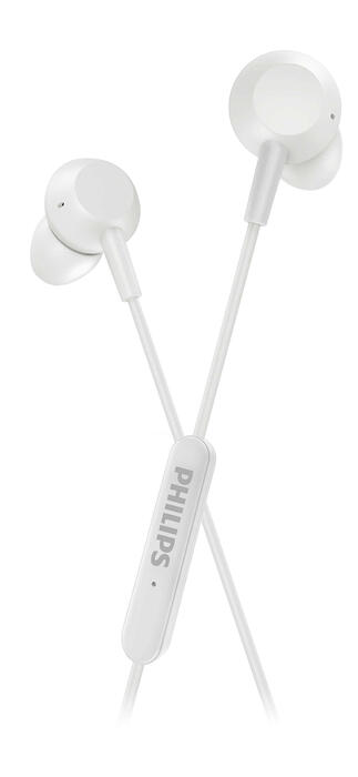 PHILIPS In-Ear austiņas ar mikrofonu, baltas