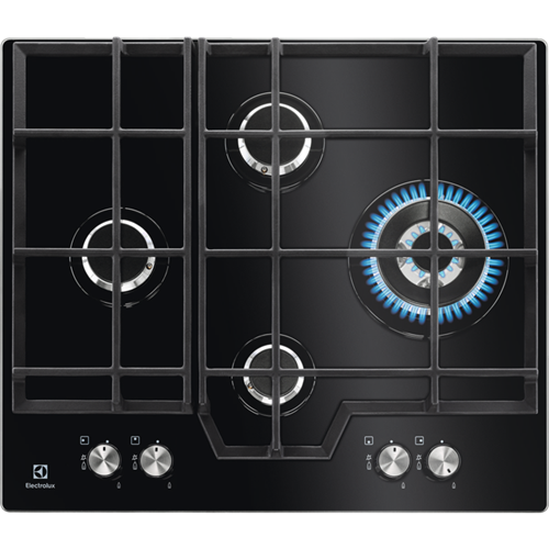 Electrolux stikla gāzes plīts virsma, iebūv