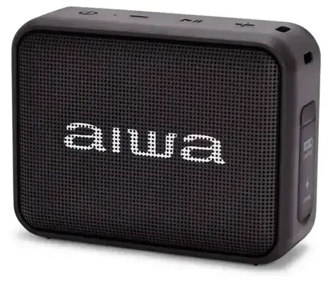 AIWA Kompakts portatīvais skaļrunis, melns (BS-200MKIII)