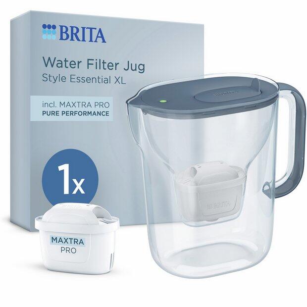 Brita Style filtra XL krūze, 3,6L, stone blue (STYLE-BLUE)