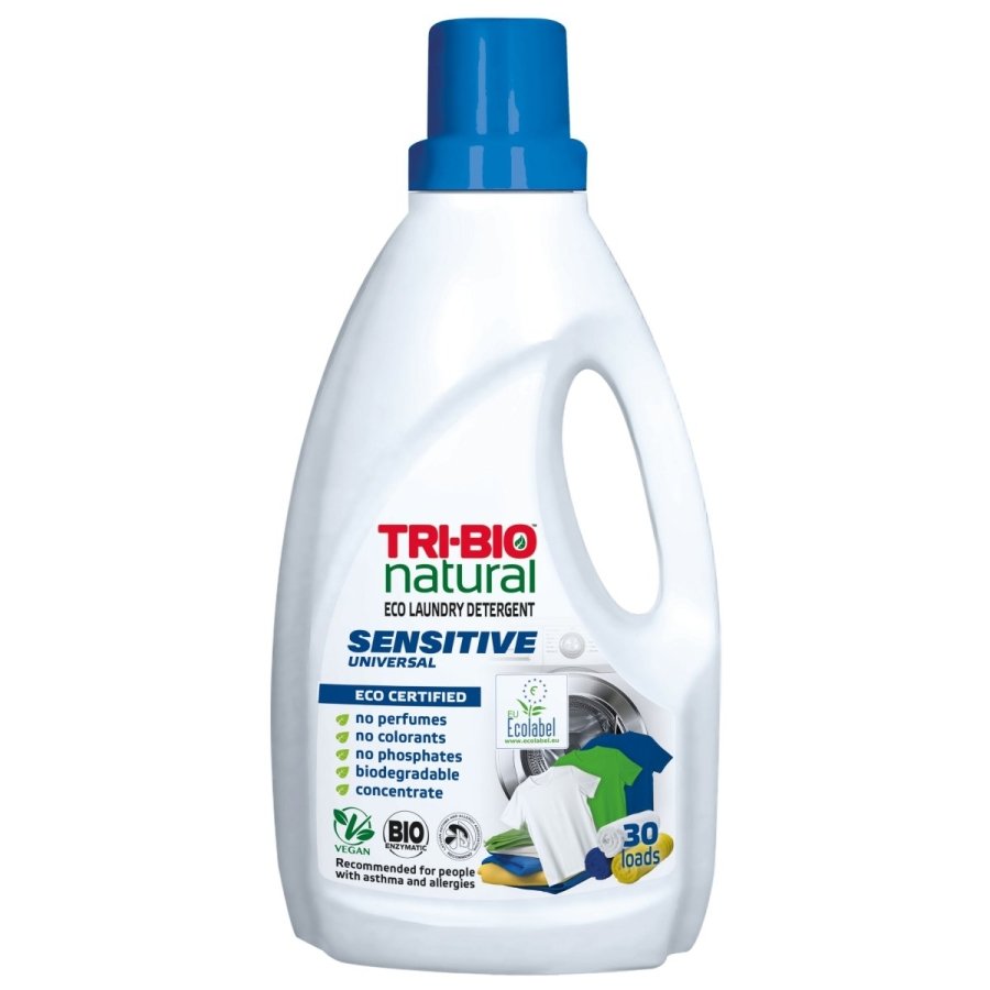 TRI-BIO Sensitive veļas mazgāšanas līdzeklis, 1.42l (0169)