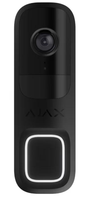 DoorBell Black  Ajax WiFi durvju zvans