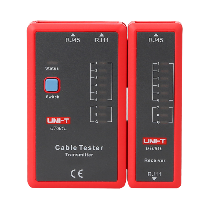 UT681 LAN kabeļu testeris (011330)