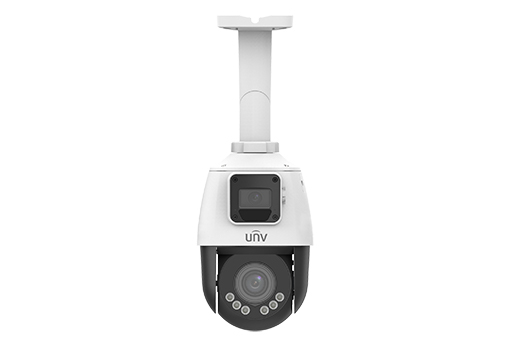 IPC9312LFW-AF28-2X4 ~ UNV IP камера c двумя объективами и регулируемым кронштейном 2MP 2.8мм / моторзум 2.8-12мм (SMART IR + WHITE LED) (010522)