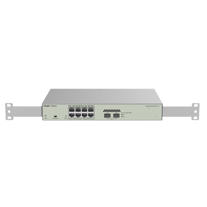 RG-NBS3100-24GT4SFP-P-V2 ~ Gigabit pārvaldāms PoE switch komutators 24GE(PoE)+4GE(SFP) 370W (012891)
