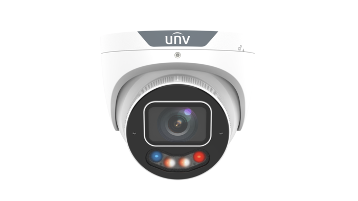 IPC3634SE-ADZKMC-WP-I1 ~ UNV Tri-Guard + Wise-ISP IP камера 4MP моторзум 2.8-12мм NEMA 4X (SMART IR + WHITE LED + BLUE/RED LIGHT) (012383)