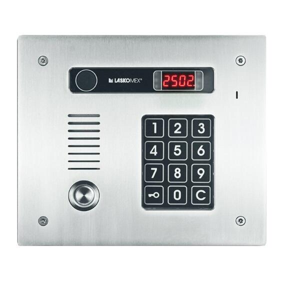 CP-2513TR ~ Многоабонентская вызывная панель аудиодомофона с TM и RFID считывателем врезная Laskomex (009635)