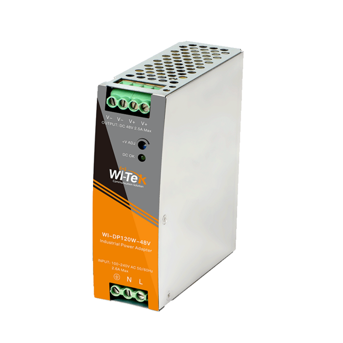 WI-DP120W-48V  Barošanas bloks uz DIN sliedes
