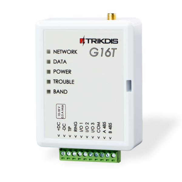 G16T  Trikdis LTE apsardzes komunikators (TIP/RING)