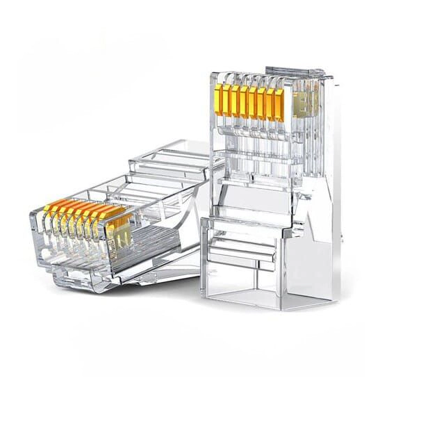 RJ45 Cat5e UTP apzeltītie spraudņi (10gab)