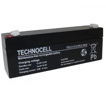 TC2.3-12 2.3Ah 12v akumulators