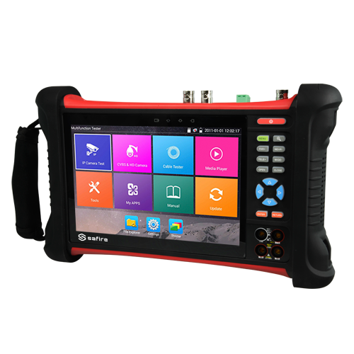 SF-TESTER7-5N1-4K  SAFIRE Multifunkcionāls CCTV testeris (012291)