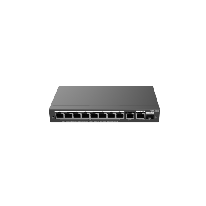 RG-ES210GS-P  Gigabit pārvaldāms PoE switch komutators