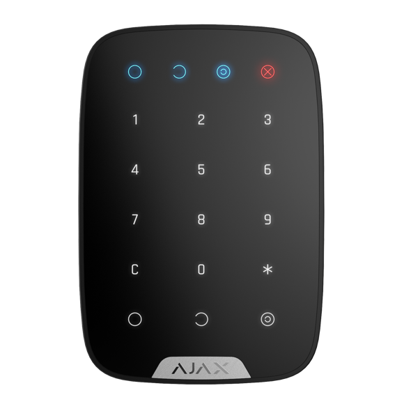 KeyPad B Bezvadu skārienjutīga tastatūra Ajax