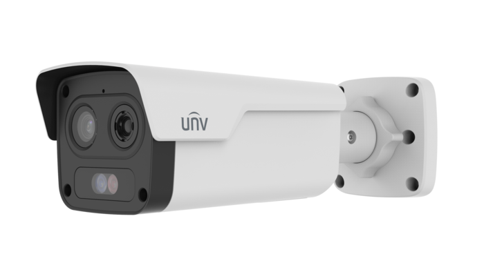 TIC2A32SA-F3-4F4AC-I1 ~ UNV Тепловая IP камера с двумя спектрами 4MP/1.3MP 4мм/3.2мм (012367)