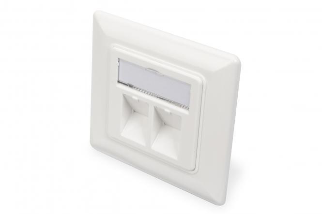 Sienas plāksne Keystone moduļiem 2 x
