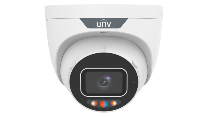 IPC3635SS-ADF28KMC-I1 ~ UNV Tri-Guard IP камера 5MP 2.8мм (SMART IR + WHITE LED + BLUE/RED LIGHT) (011876)