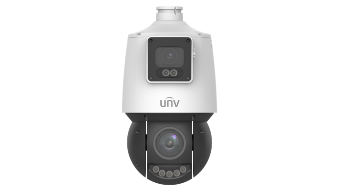 IPC94144SFW-X25-F40C ~ UNV IP камера c двумя объективами 4MP 4мм / моторзум 4.8-120мм (012048)