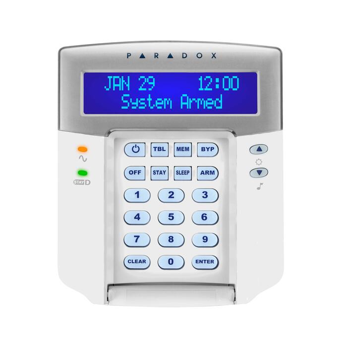 K32LCD Vadu teksta LCD tastatūra Paradox