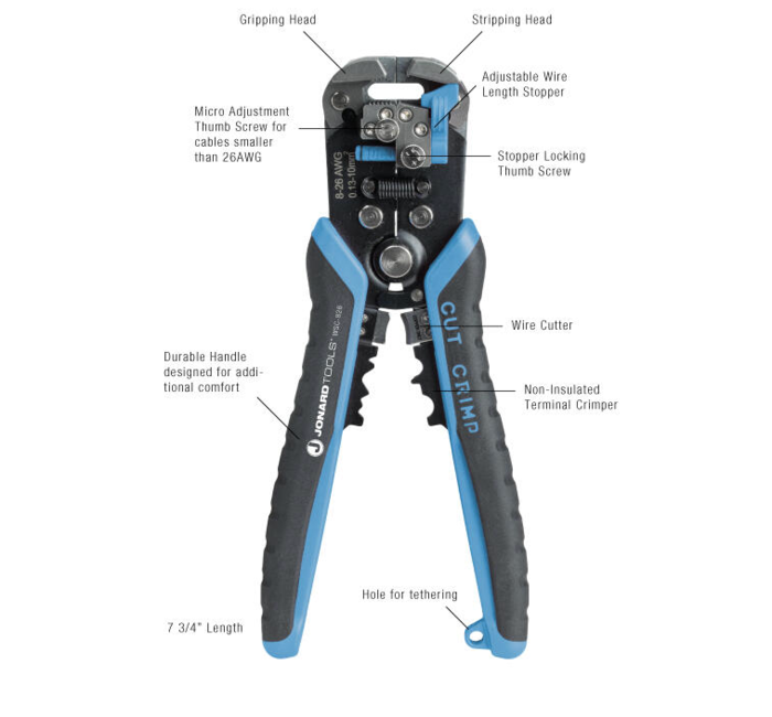 WSC-826 Wire Stripper and Crimper from