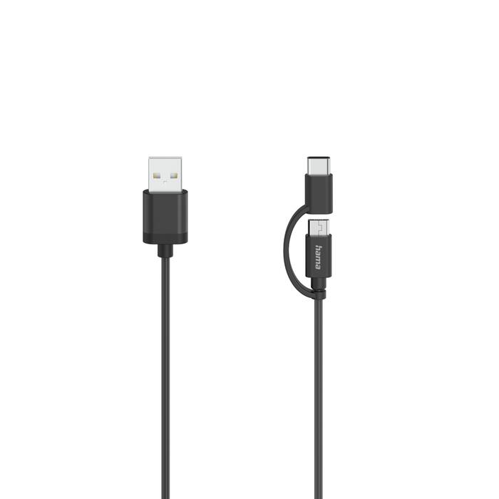Hama 00200616 Micro-USB Cable, 2 in