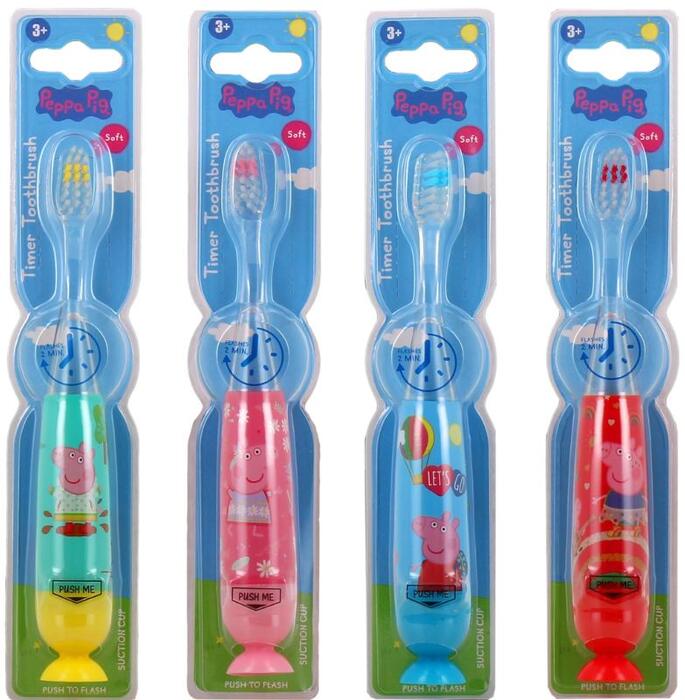 Peppa Pig Flashing Toothbrush Set with