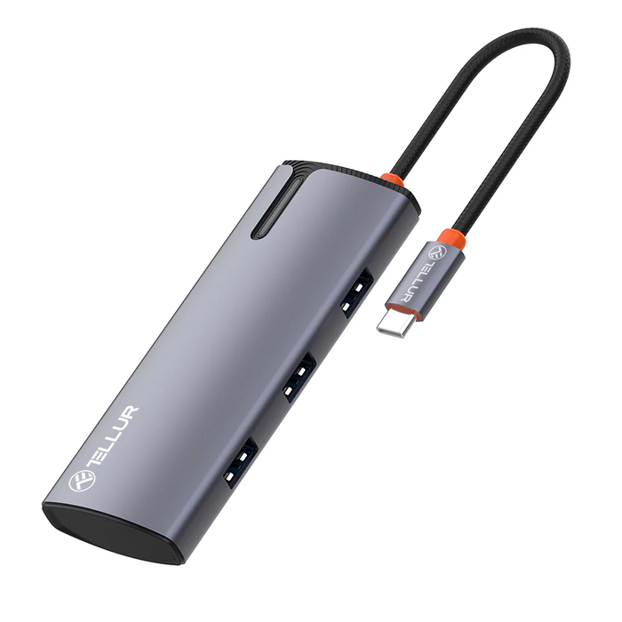 Tellur USB-C hub, PD 3.0