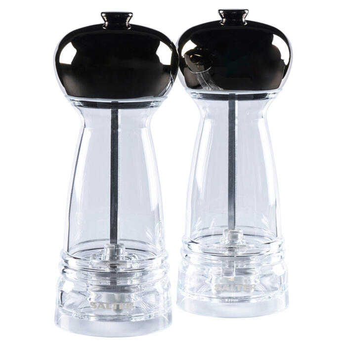 Salter BW12949GEU7 Harper Mill Set Clear/Grey
