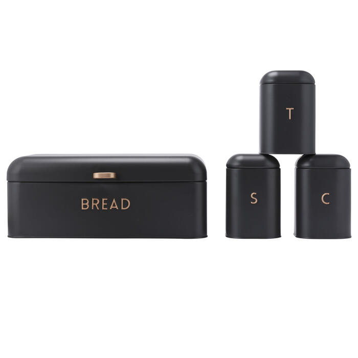 Salter BW13731EU7 Pebble 4-Piece Countertop Set Charcoal