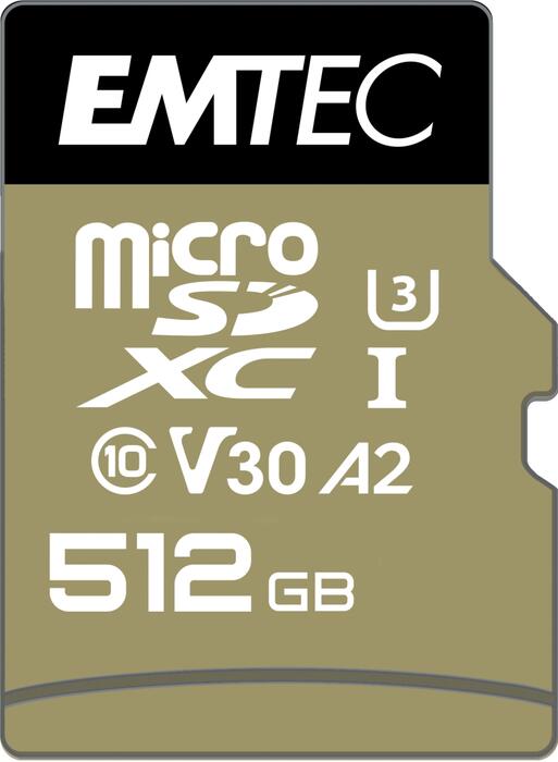 Emtec MicroSDXC 512GB UHS-I U3 V30